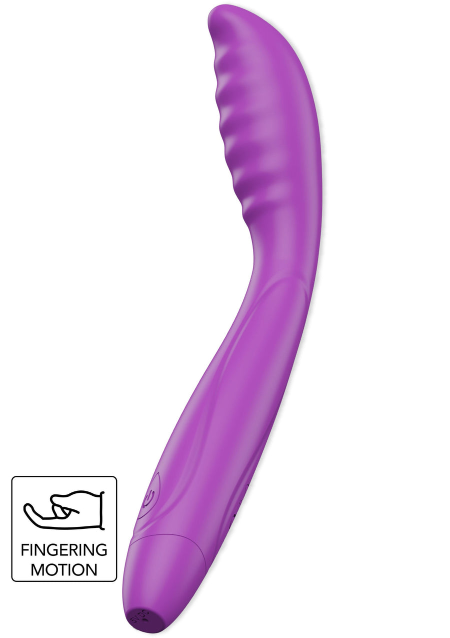 Vibrator Tapping G-Point – Reîncărcabil cu 10 moduri, cu nervuri, IPX7