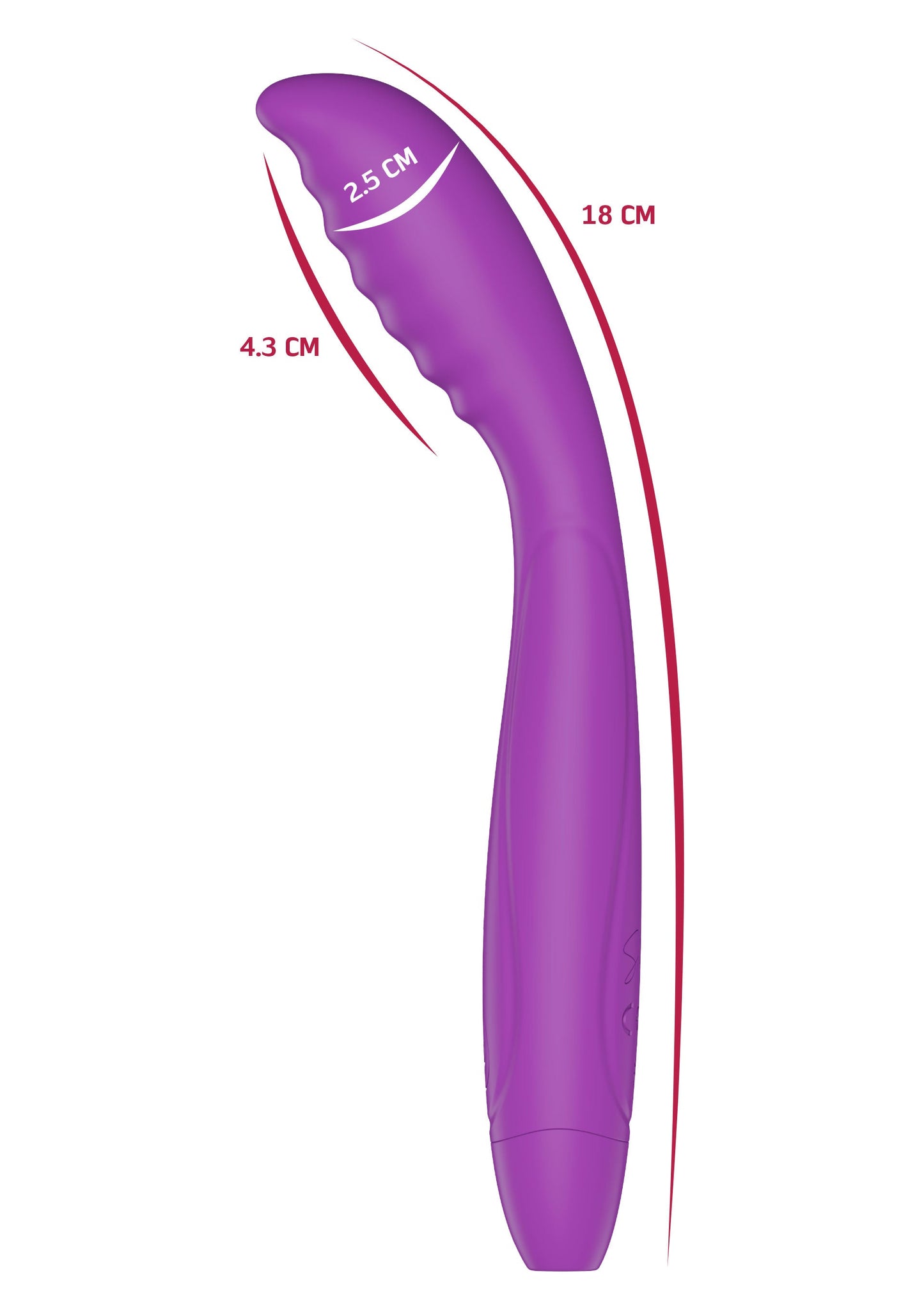 Tapping G-Spot Vibrator - Purple
