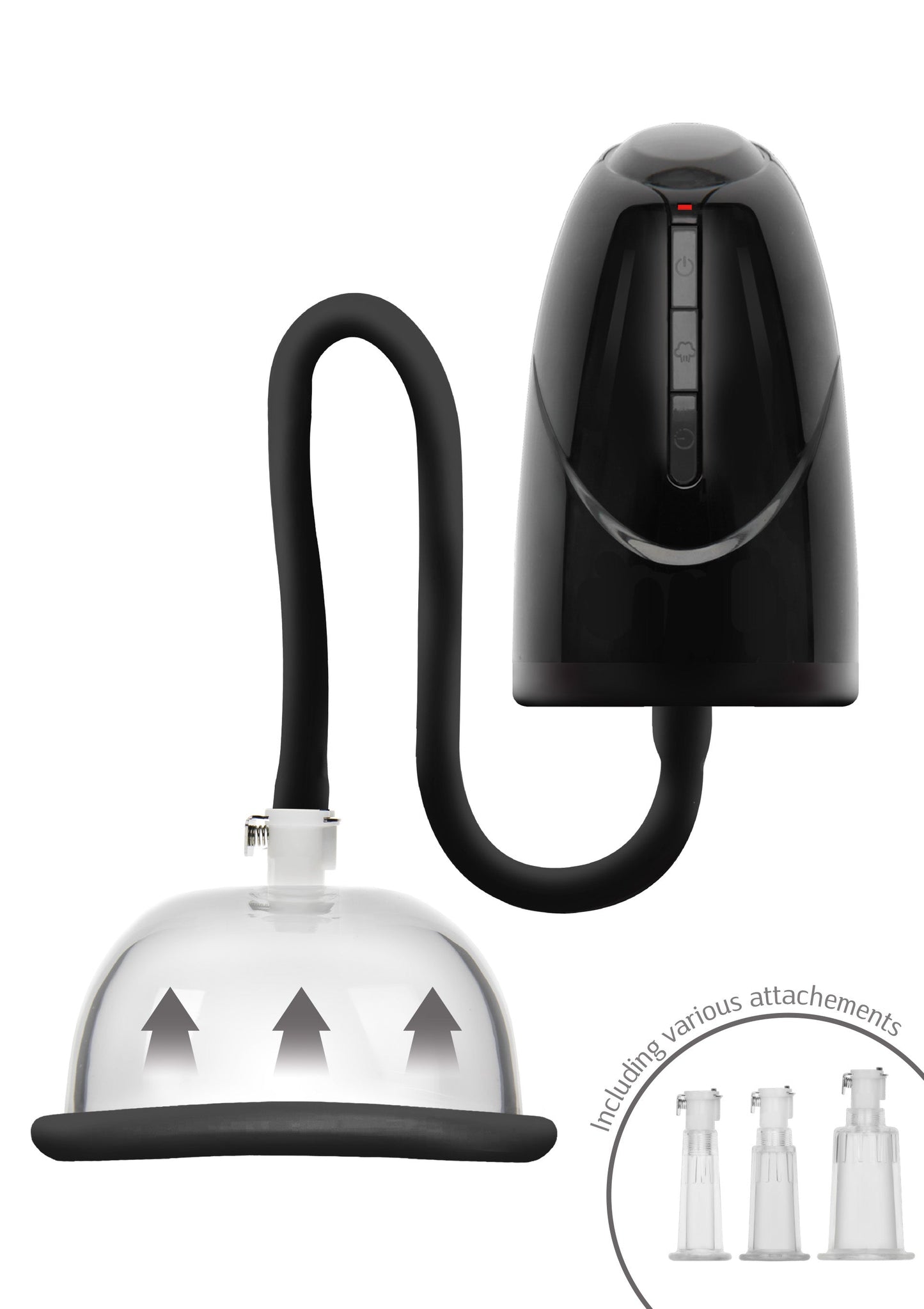 Vacuum Vagina & Clitoral Automatic Pump - Black