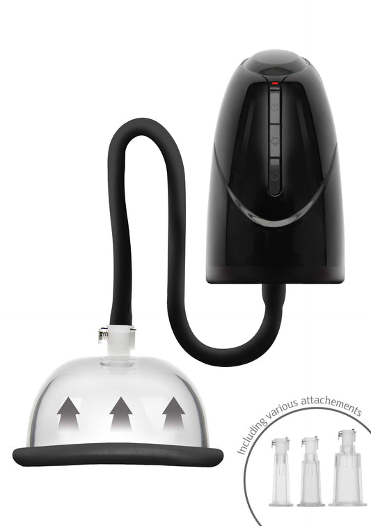 Vacuum Vagina & Clitoral Automatic Pump - Black