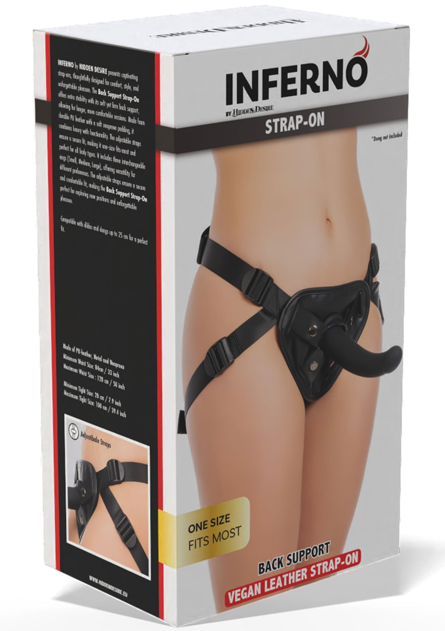 Back Support Strap-On - Black