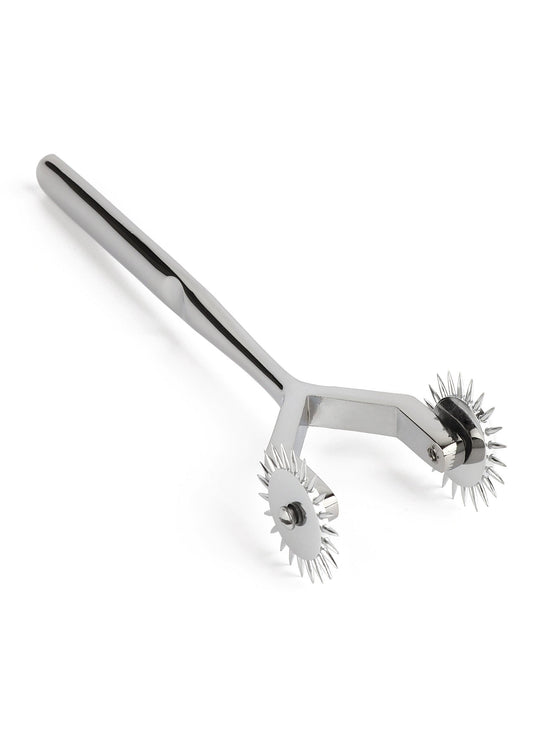 Twin Wartenberg Pinwheel - Silver