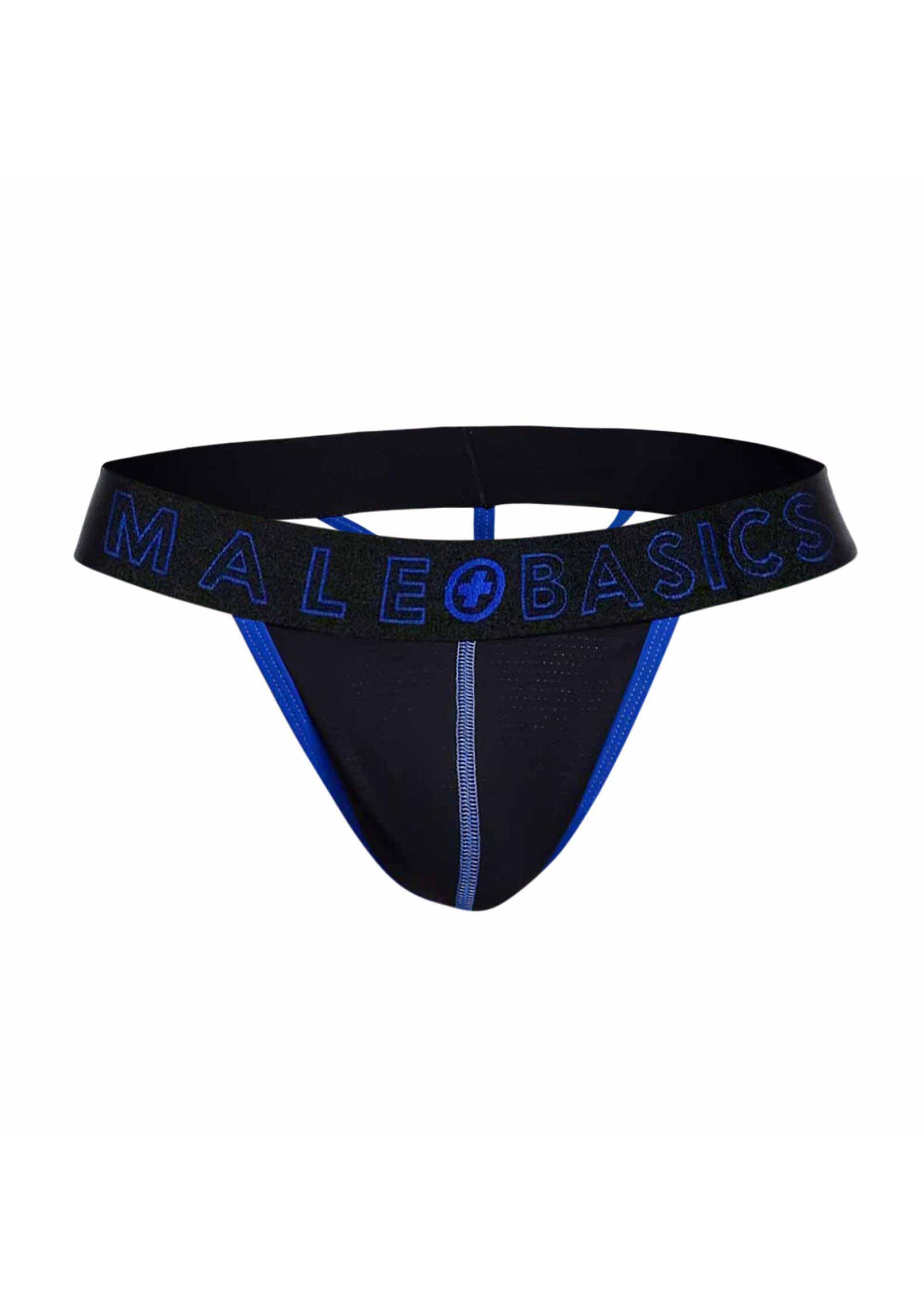 MaleBasics Neon Thong - Blue