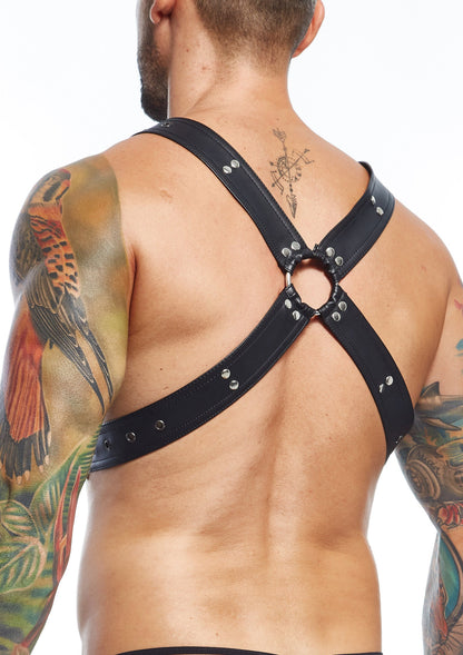 Centuri X Harness Negre – Ham Cross Body din piele vegană