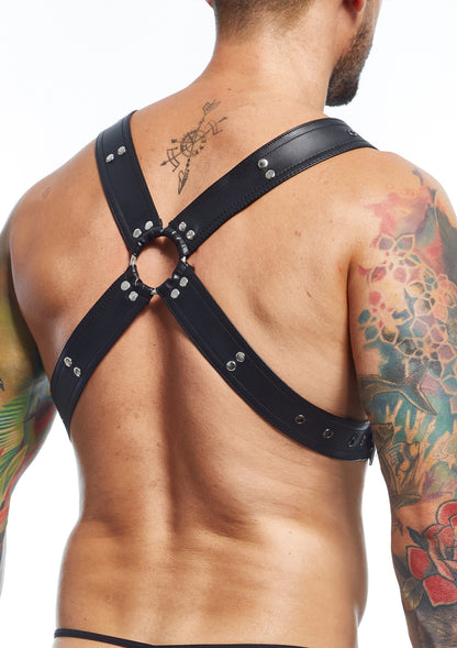 Centuri X Harness Negre – Ham Cross Body din piele vegană