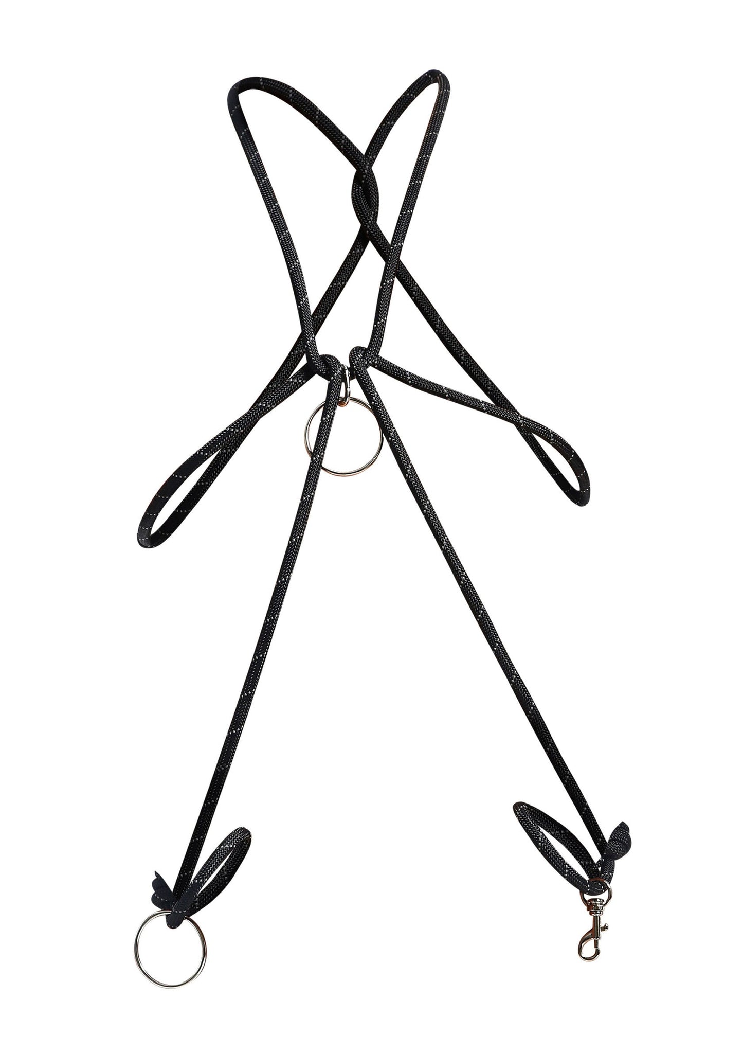 DNGEON Cock Ring Rope - Premium Bondage Accessory, Adjustable - Black