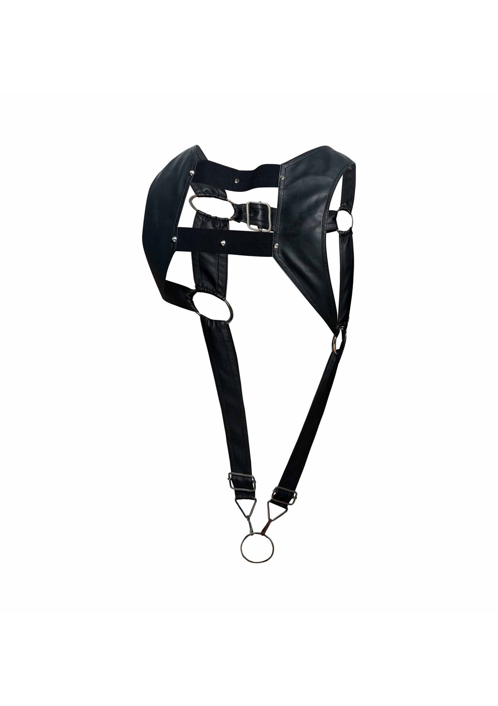 DNGEON Top Cockring Harness - Black