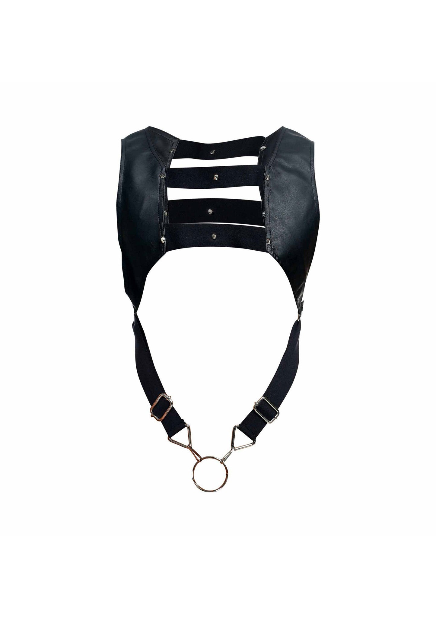 DNGEON Top Cockring Harness - Black
