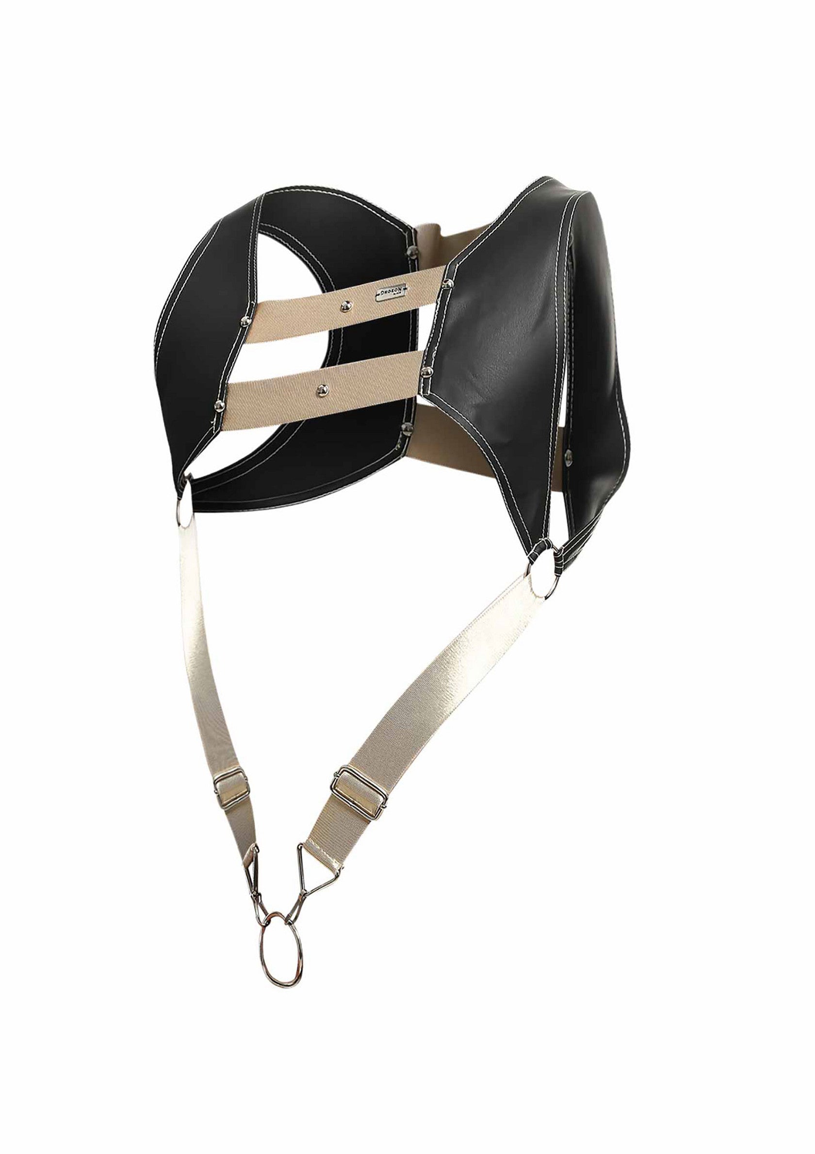 DNGEON Top Cockring Harness - Gold